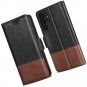 For Galaxy S22 Ultra Case, Genuine Leather [RFID Blocking] Wallet Case Card