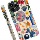 Compatible with for iPhone 16 Pro,European Collage Lovely Phone Case for Girl 16 Compatible with for iPhone 16 Pro,European Collage Lovely Phone Case for Girl 16