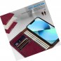 for iPhone 13 Wallet Case with [RFID Blocking] Card Slot Stand Strong Flip