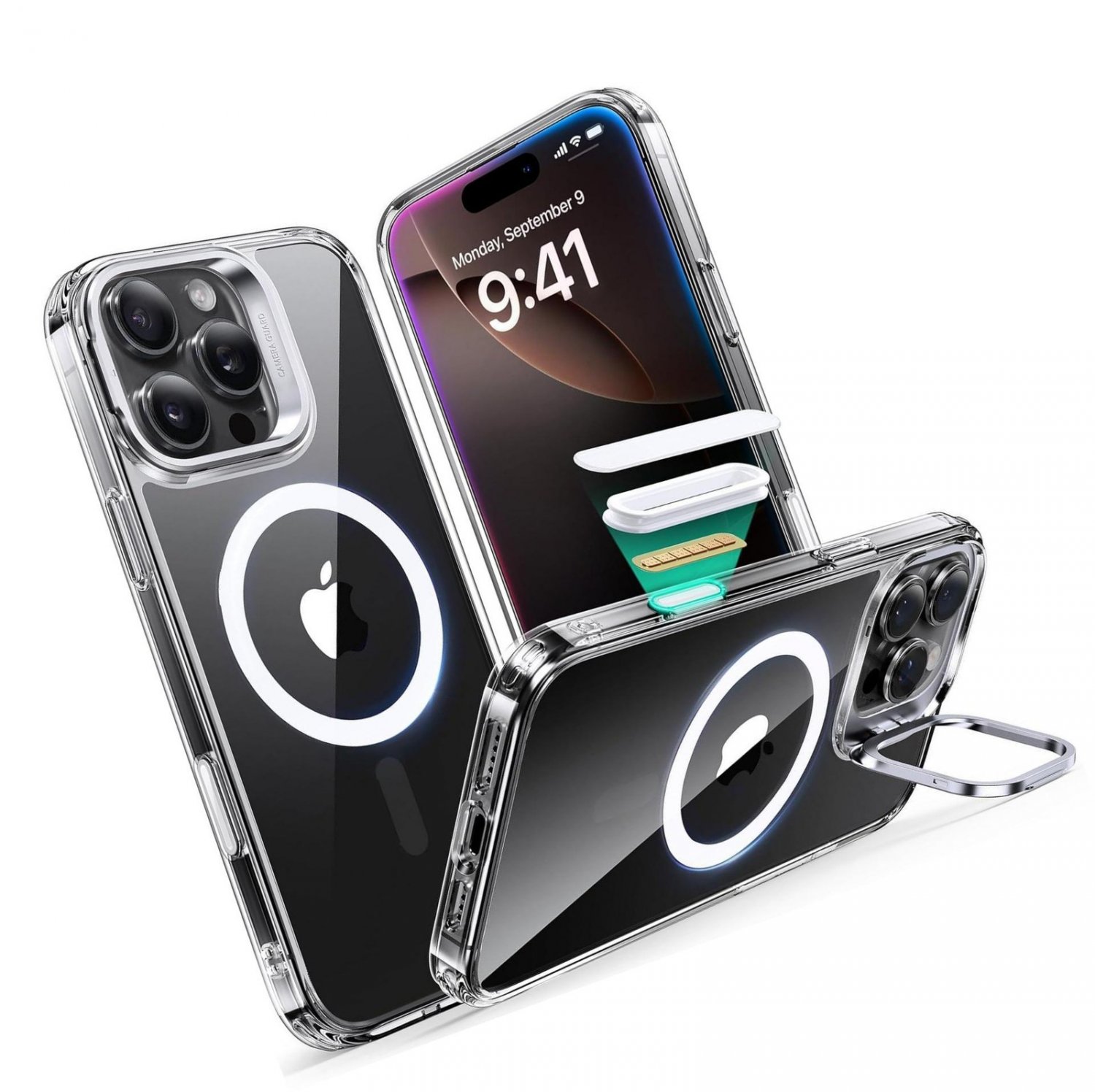 for iPhone 16 Pro Case, Camera Control Button Compatible with MagSafe, Case