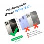 Compatible with MagSafe iPhone 16 Pro Case Wallet with AirTag Holder,2 in 1 PU