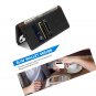 for iPhone 15 Wallet Case with [RFID Blocking] Card Slot Kickstand Magnetic