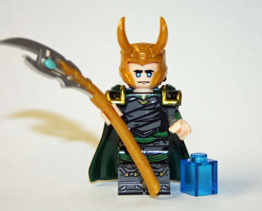 1 Loki with cube TV Show Superhero Minifigure Block Toys