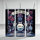 20oz Fortune Teller Tumbler Wrap, Tarot Tumbler Wrap, Sublimation, PNG, Digital Download