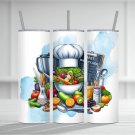 20oz Dietary Aide Tumbler Wrap, Chef Tumbler Wrap, Sublimation, PNG, Digital Download