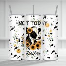 20oz Not Today Heifer Tumbler Wrap, Sublimation, PNG, Digital Download