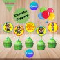 Monkey Themed Birthday Bundle Editable, Instant Download