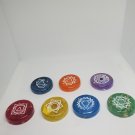 7 Resin Chakra Healing Stones
