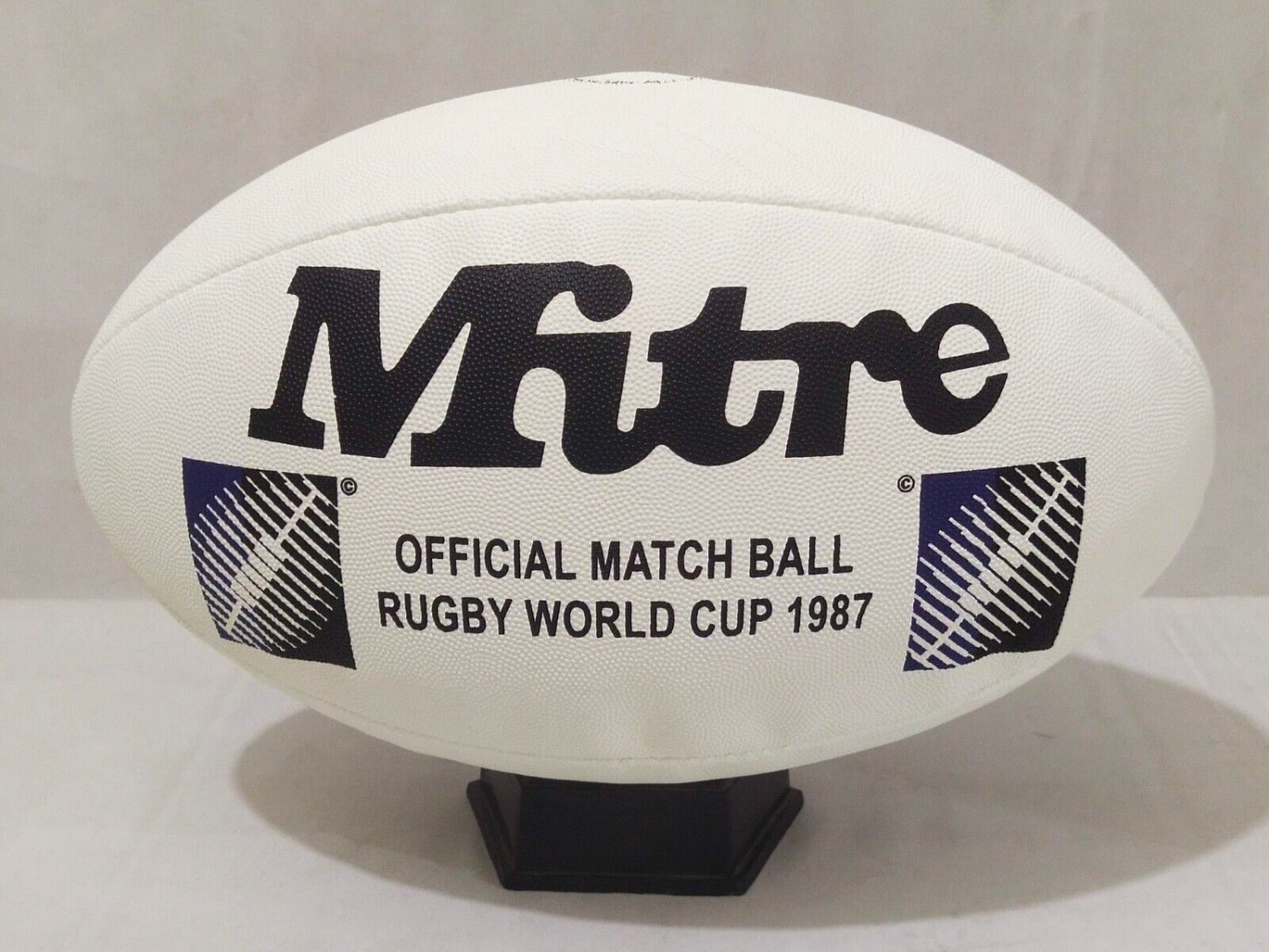 Ballon De Rugby Mitre 87 – Mini Taille 1 – Réplique Coupe Du Monde 1987 – Neuf