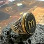 Wealth Magick Become Rich Attract Money Handmade Pagan Silver Ring RARE
