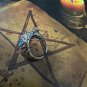 Occltt Rapid Money Luck Attracting blue Stone Ring 7777 Wealth Lottery Success NR