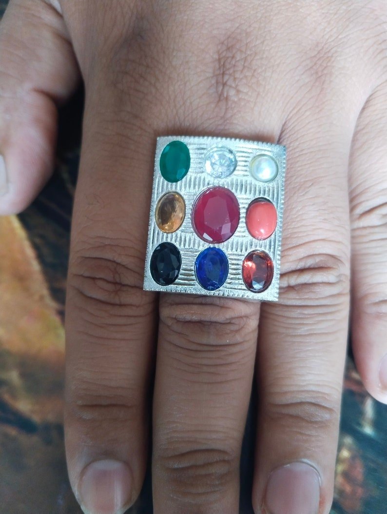 Magical Gemstone Ring: Wealth & Luck Talisman