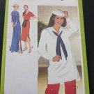 SZ 12 UNCUT FF VINTAGE SEWING PATTERN SIMPLICITY 9073 1970S SAILOR COLLAR CAFTAN