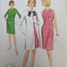 COMPLETE 12/B32 VINTAGE SEWING PATTERN BUTTERICK 3967 1965; Quick 'n Easy Dress
