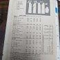 COMPLETE 12/B32 VINTAGE SEWING PATTERN BUTTERICK 3967 1965; Quick 'n Easy Dress