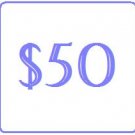 50-Dollar Gift Certificate  GC-50