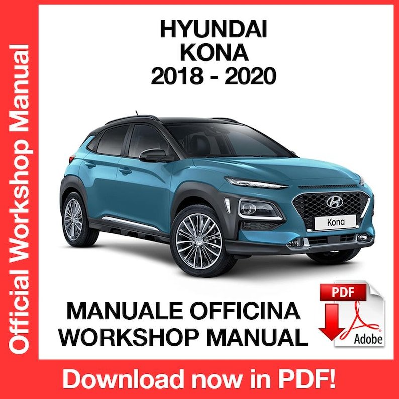 Hyundai Kona 2018-2020 Factory service repair manual