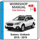 SUBARU LEGACY OUTBACK 2015 2016 2017 2018 2019 Service Repair Workshop Manual