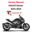 Ducati Diavel 2015 - 2016 PDF Service digital Manual Repair