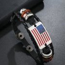 Unisex Wristwear Durable American Flag Bracelet Patriotic USA