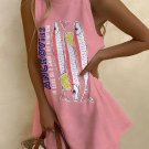 Women's Anchovies Lemon Graphic Print Tank Mini Dress