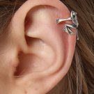 Women's Retro Dark Frog Single Ear Cuff
