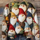 Women's Christmas Gnome Family Print Casual Sweatshirt
