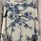 Women's Plum Blossom Vintage Art Print Casual Sweatshirt