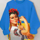 Women's Ukraine Roksolana The Resilient Art Print Casual Sweatshirt