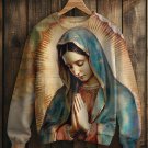 Women's Vintage Virgin Mary Art Print Sweatshirt