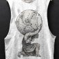 Men's Atlas Greek Mythology Art Print Tank Top