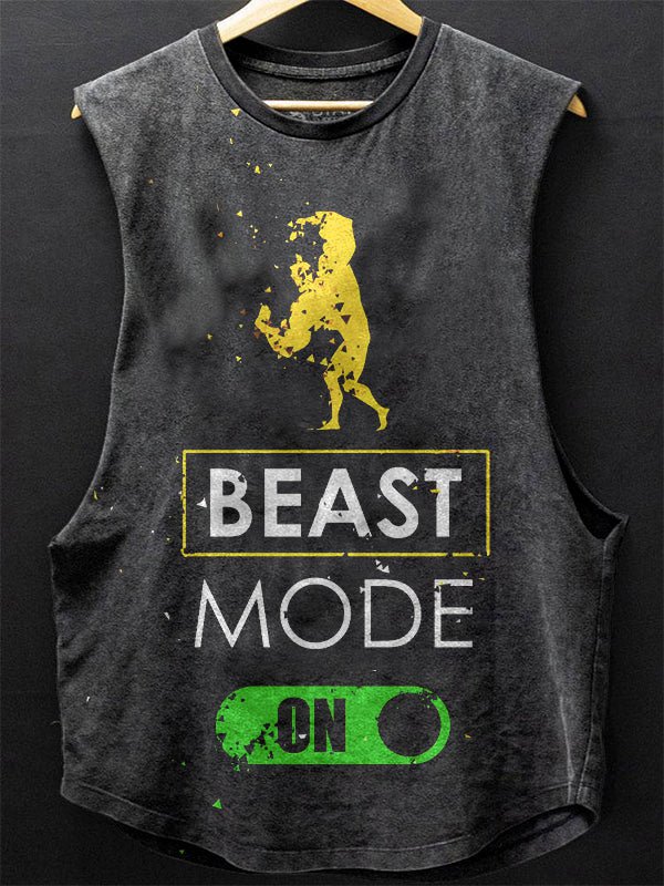 Men's Beast Mode On Art Print Tank Top