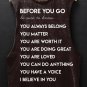 Men's Before You Go Inspirational Quotes Print Tank Top