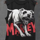 Men's Bulldog Barking Art Print Tank Top