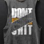 Men's Don't Overthink Shit Art Print Tank Top