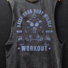 Men's Gorilla weightlifting Art Print Tank Top