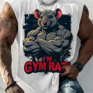 Men's I'm Gym Rat Art Print Tank Top