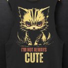 Men's I'm Not Always Cute Cat Art Print Tank Top