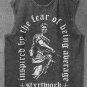 Men's Inspired By The Fear Of Being Average Art Print Tank Top