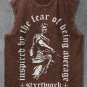 Men's Inspired By The Fear Of Being Average Art Print Tank Top