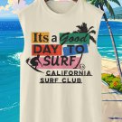 Men's It's A Good Day To Surf California Surf Club Art Print Tank Top