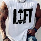 Men's Lift Weightlifting Art Print Tank Top