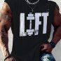 Men's Lift Weightlifting Art Print Tank Top