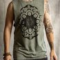 Men's Mysterious Tribal Geometric Patterns Print Tank Top