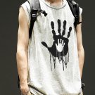 Men's Palm Art Print Tank Top