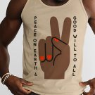 Men's Peace On Earth Good Will To All Print Tank Top