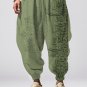 Men's Calligraphy Art Pattern Print Casual Loose Drawstring Waist Sweatpants