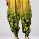 Men's Scary Zombie Hordes Print Loose Drawstring Sweatpants