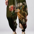 Men's Vintage Jellyfish Marine Organism Flowing Art Loose Drawstring Waist Sweatpants