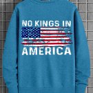 Men's America National Flag Graphic Print Casual Sweatshirt